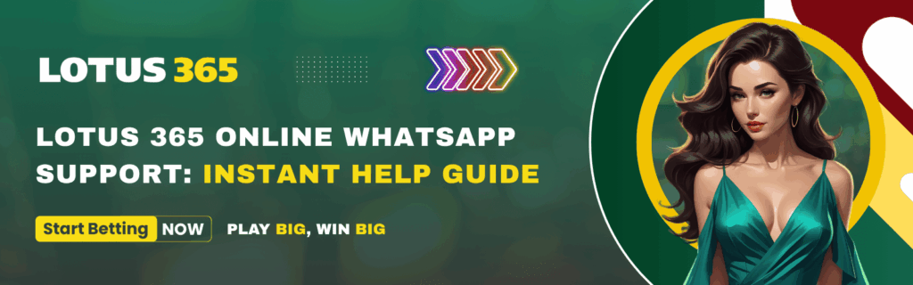 Lotus 365 Online WhatsApp Support Instant Help Guide