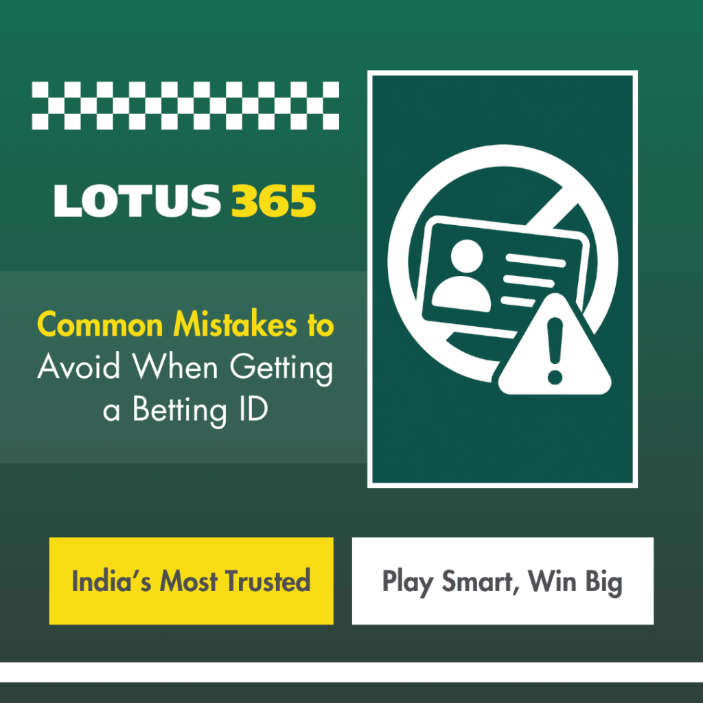 Common Online Betting ID Mistakes to Avoid