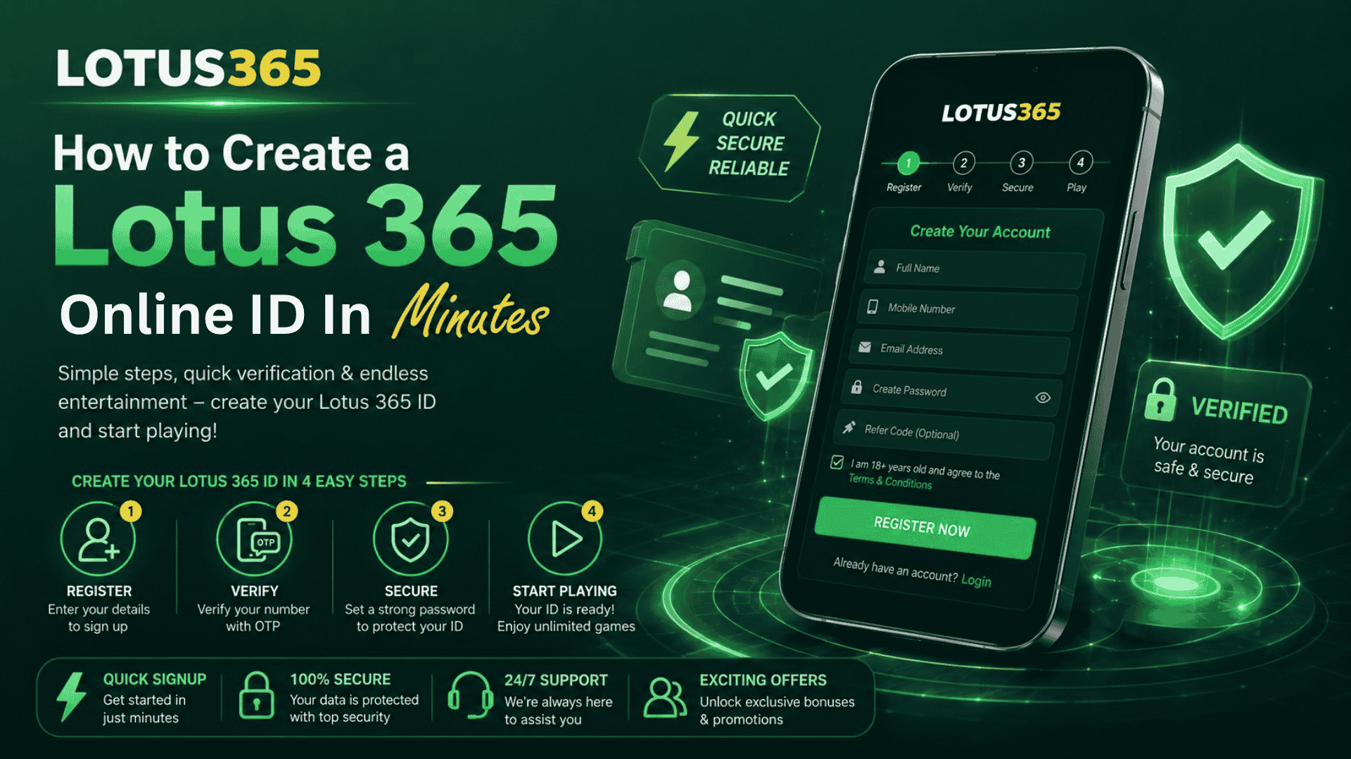 How to Create a Lotus 365 Online ID in Minutes