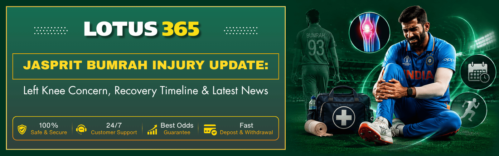 Jasprit Bumrah Injury Update Left Knee Concern, Recovery Timeline & Latest News