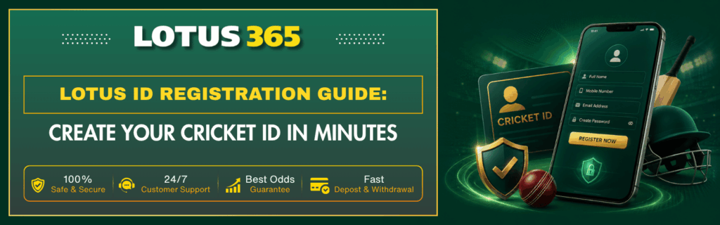 Lotus ID Registration Guide Create Your Cricket ID in Minutes