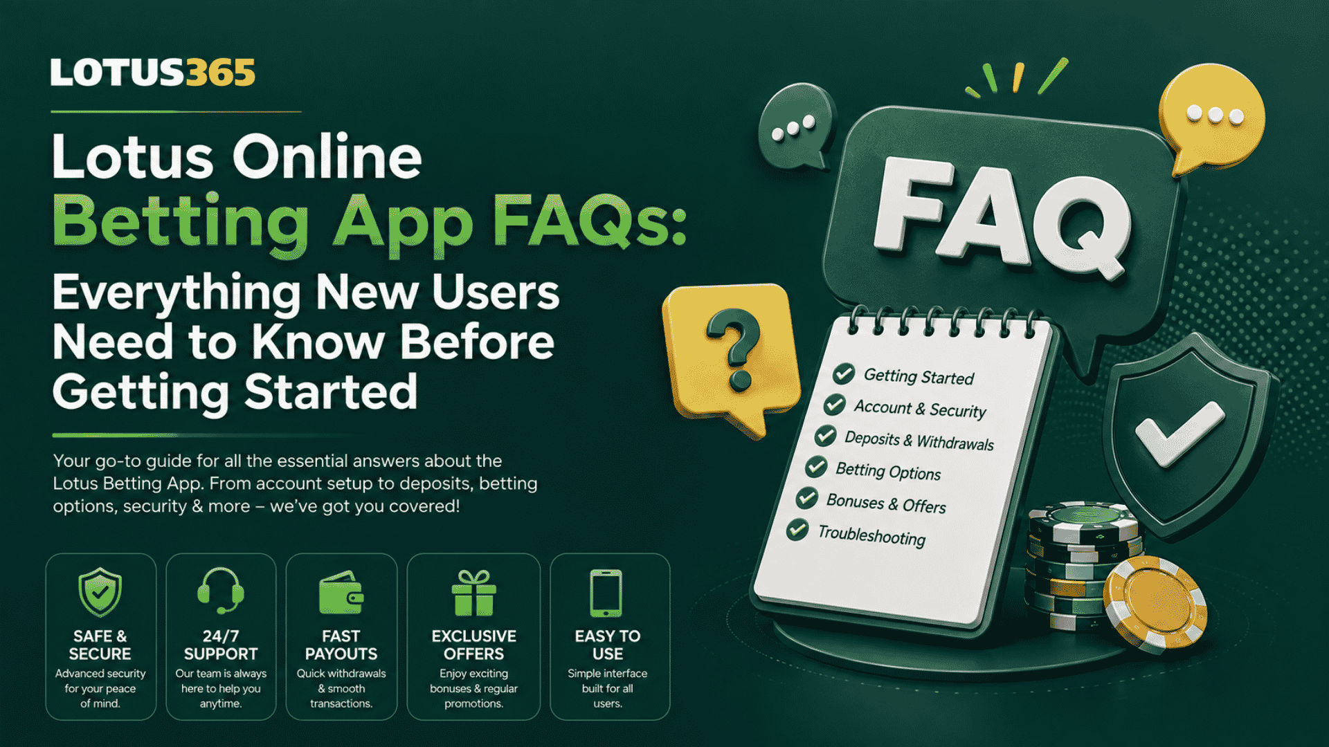 Lotus Online Betting App FAQs Everything New Users Need to Know Before Getting Started