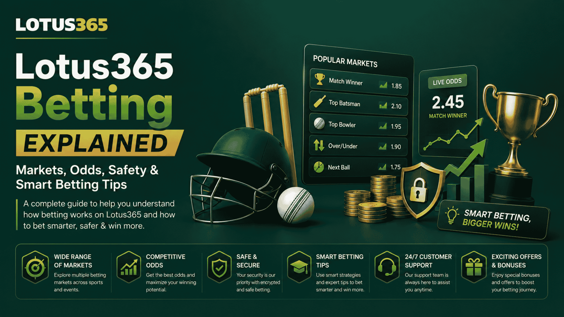 Lotus365 Betting Explained Markets, Odds, Safety & Smart Betting Tips