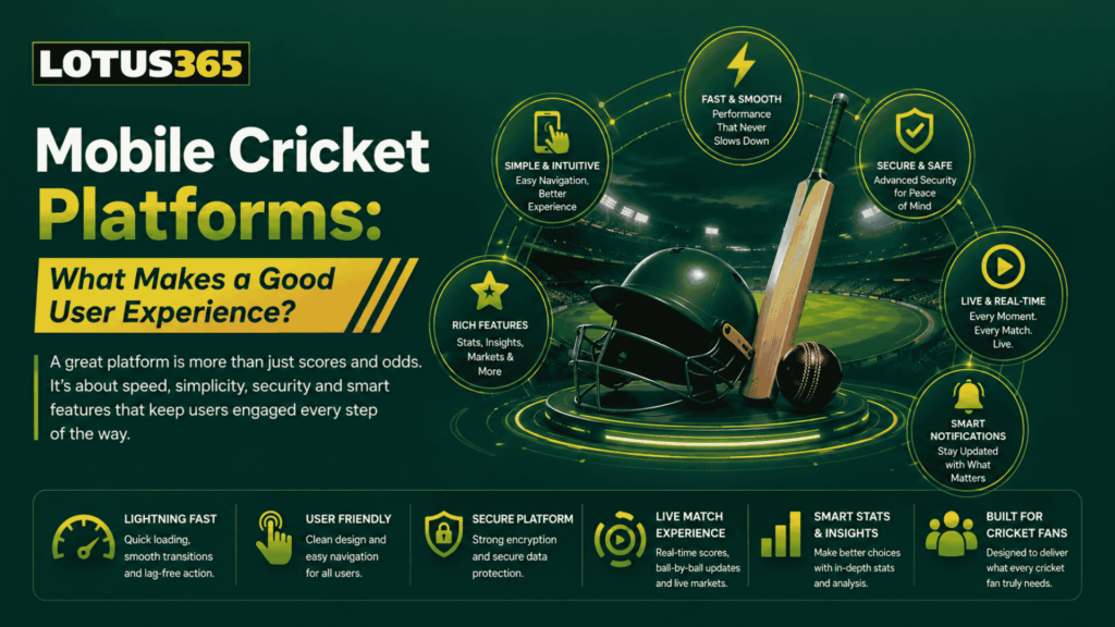 Mobile Cricket Platforms What Makes a Good User Experience