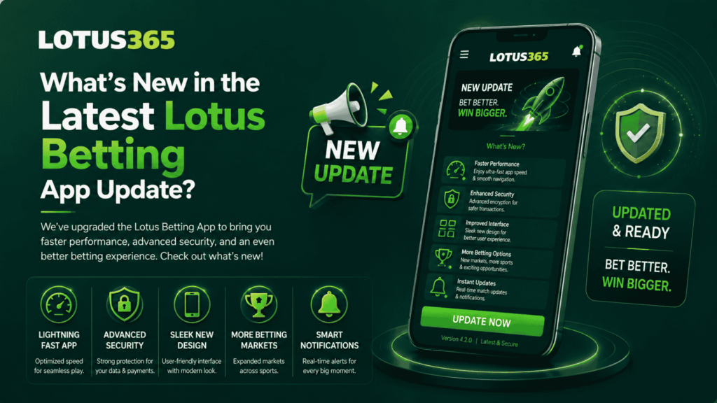 What’s New in the Latest Lotus Betting App Update