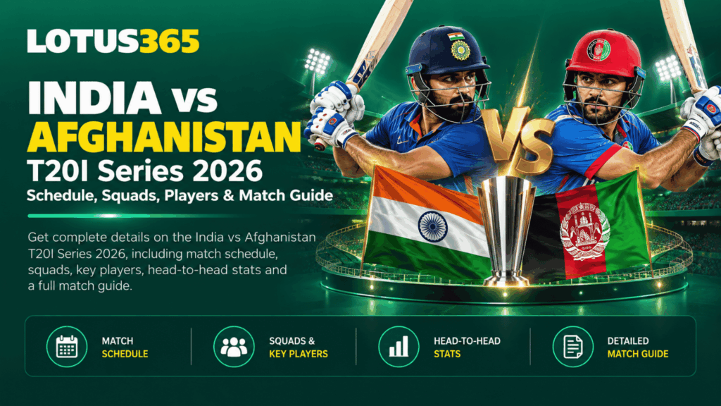 India vs Afghanistan T20I Series 2026 Schedule, Squads, Players & Match Guide