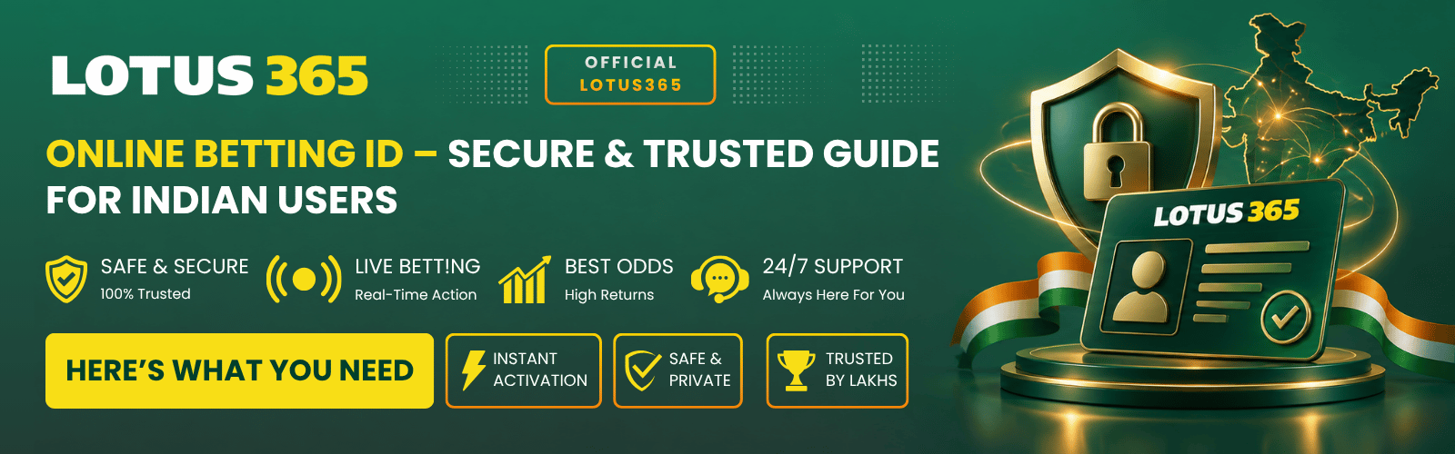 Online Betting ID – Secure & Trusted Guide for Indian Users