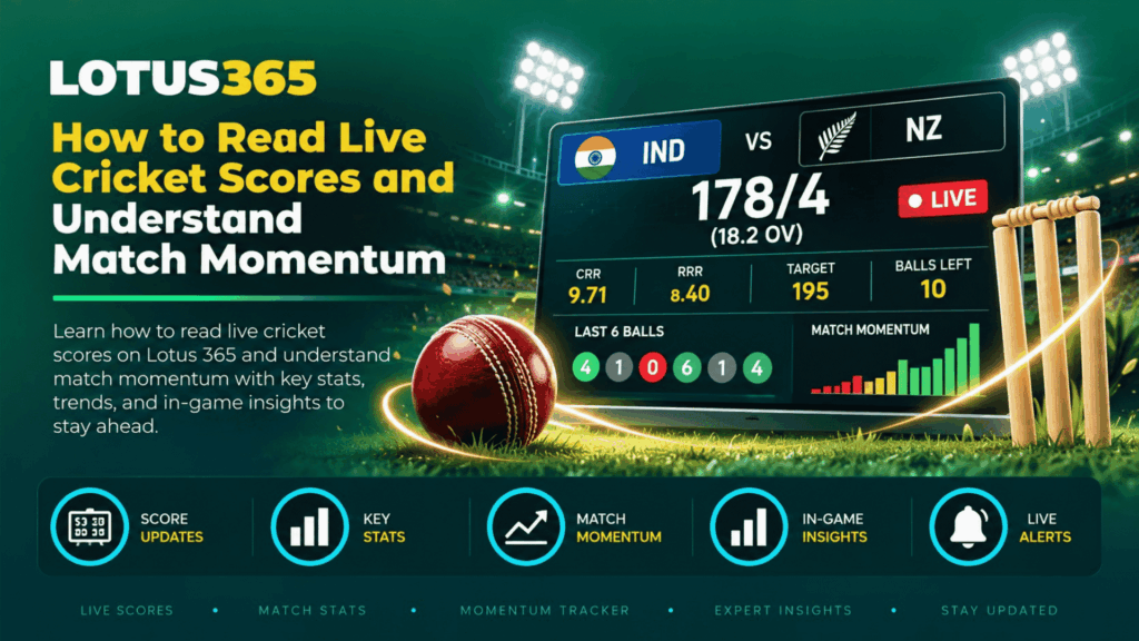 How to Read Live Cricket Scores and Understand Match Momentum