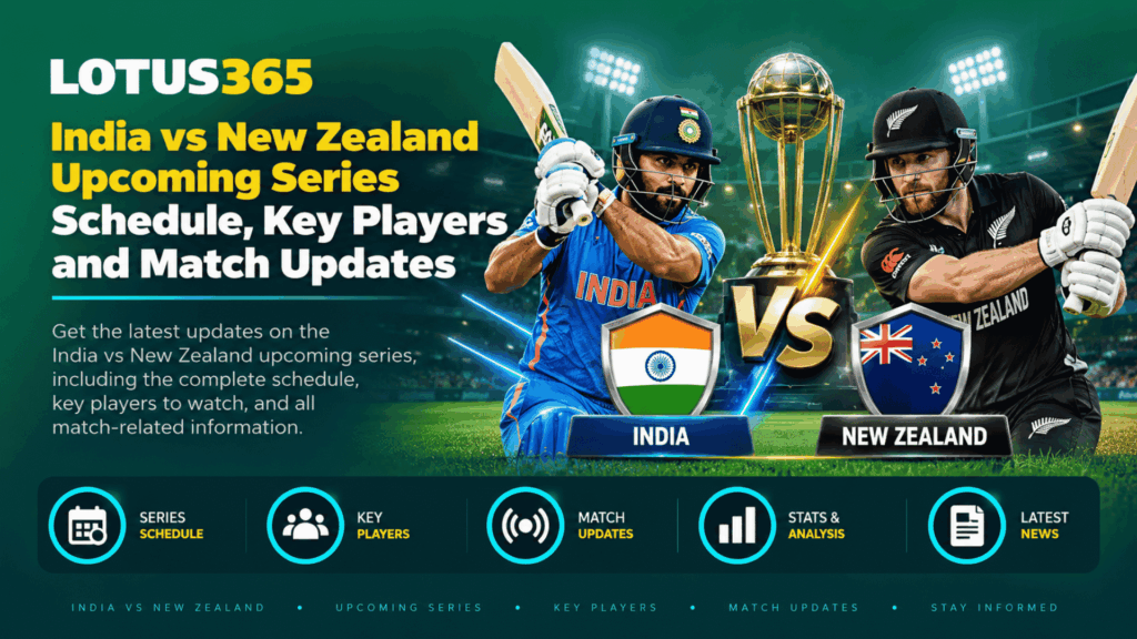 India vs New Zealand Upcoming Series Schedule, Key Players and Match Updates