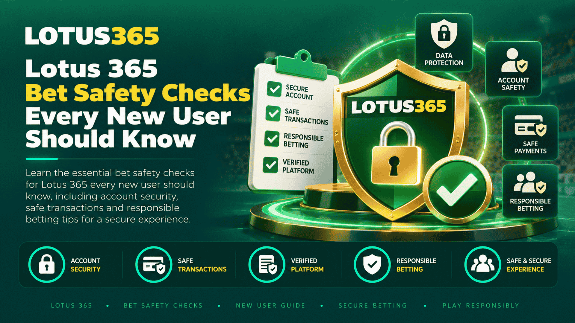 Lotus 365 Bet Safety Checks Every New User Should Know