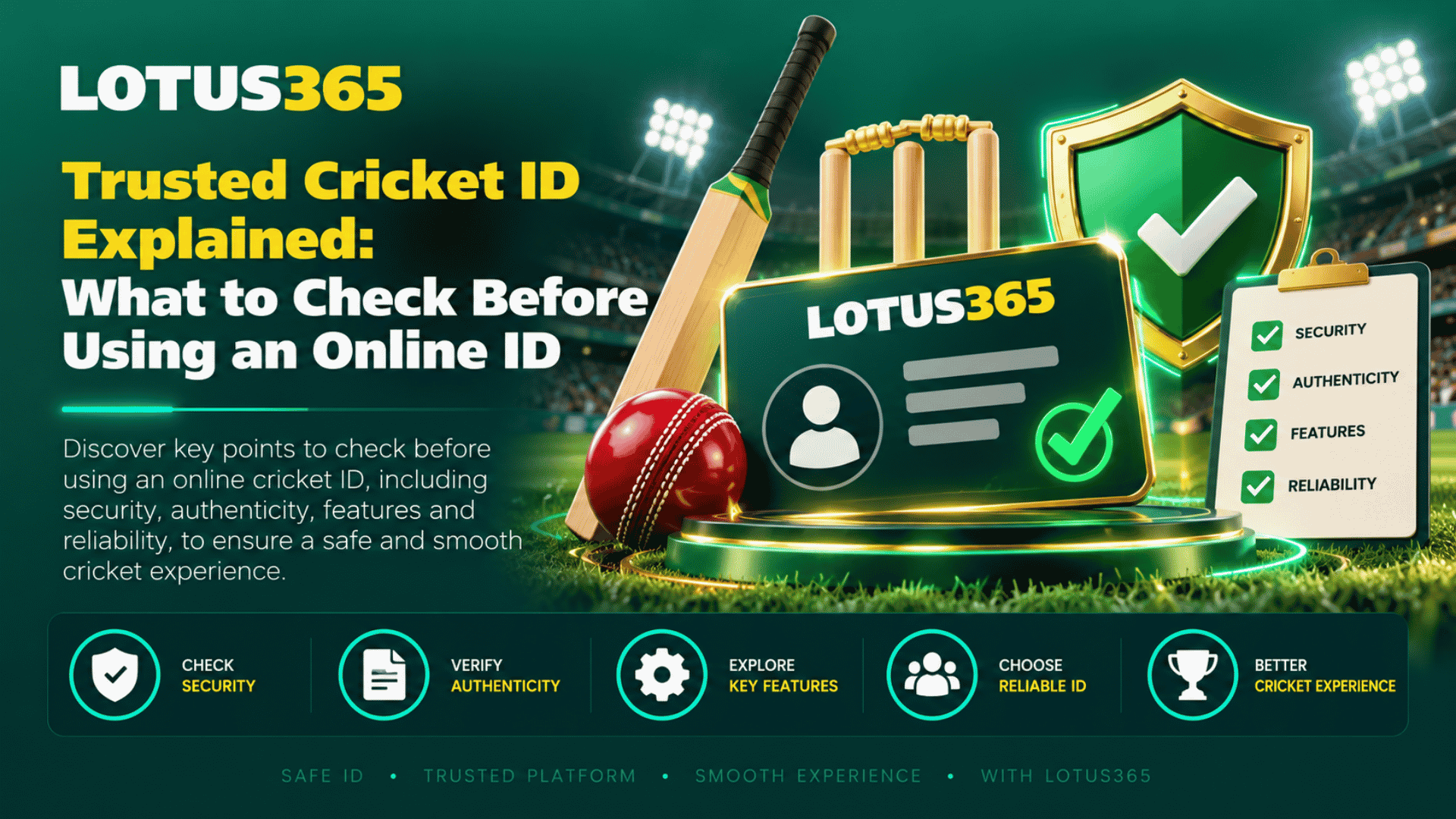 Trusted Cricket ID Explained What to Check Before Using an Online ID